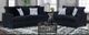 American Wholesale Furniture Derelly Black Loveseat-1