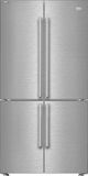Beko 36 in. 20.9 Cu. Ft. Fingerprint Free Stainless Steel French 4-Door Refrigerator-0