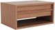 EQ3 Marcel Walnut Open Shelf Floating Nightstand-0