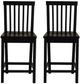 Linon Tory 2-Piece Black Counter Stool Set-3
