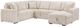 Coaster® Devonshire 3-Piece Camel U-Shape Sleeper Sectional and Storage Chaise -3