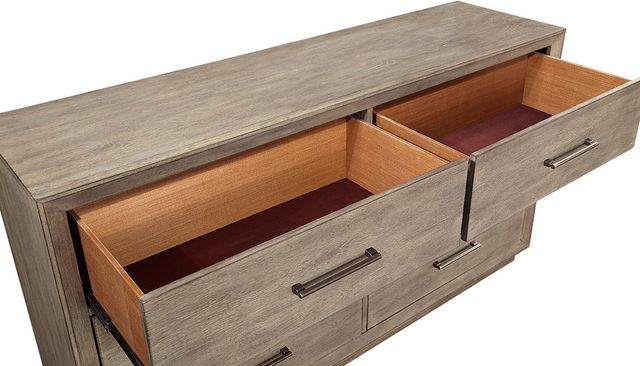 aspenhome® Platinum Gray Linen Dresser-1