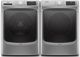Maytag® Metallic Slate Front Load Washer & Electric Dryer Laundry Pair-0