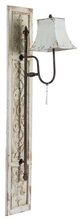 A & B Home Weathered Cream Wall Lamp-0