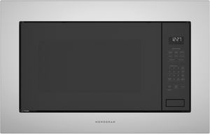front view of the Monogram® 2.2 Cu. Ft. Black Built In Microwave