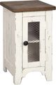 Signature Design by Ashley® Wystfield Brown Chairside End Table with Antique White Base -0