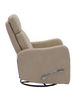 Man Wah Leather Ivory Swivel Glider Recliner-3