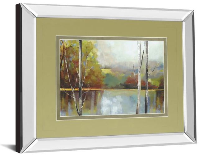 Classy Art Still Water by Trent Thompson Mirror Framed Wall Art-1