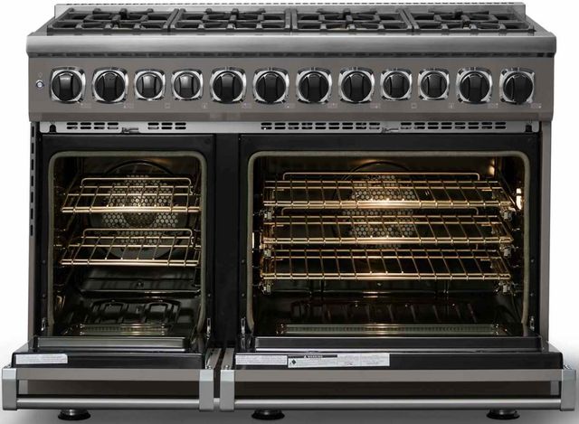 Viking® 7 Series 48" Damascus Gray Pro Style Dual Fuel Range-1