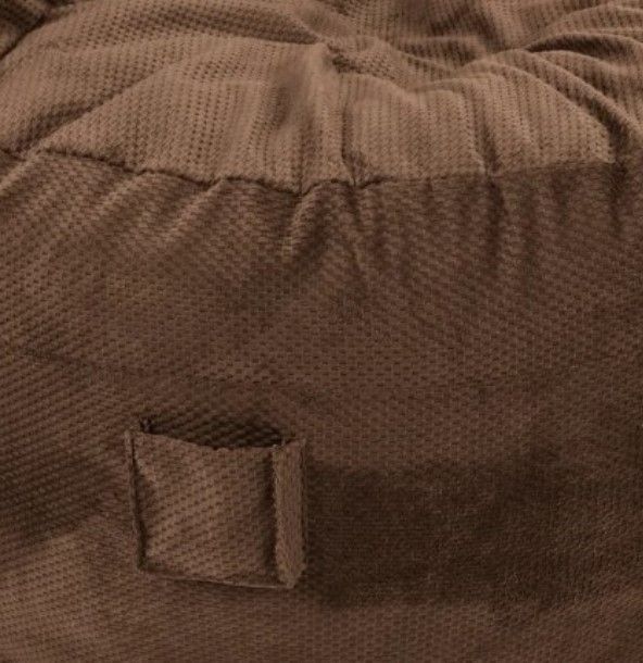 CordaRoy's® Nest Espresso Chenille Full Bean Bag Chair-1