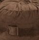 CordaRoy's® Nest Espresso Chenille Full Bean Bag Chair-1