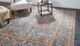 Feizy Carrington Blue/Rust 5' x 8' Rug-4