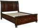 Millennium® by Ashley® Porter Rustic Brown Queen Storage Sleigh Bed-0