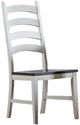 A-America® Toluca Chalk White/Cocoa Bean Ladder Back Side Chair-0