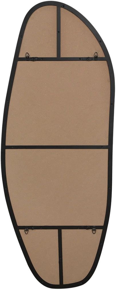 Renwil® Enina Matte Black Accent Mirror-3