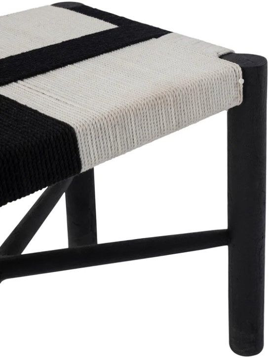 Renwil® Plex Black/Off-White Stool-3