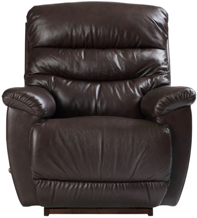 La-Z-Boy® Joshua Chestnut Leather Power Rocking Recliner with Headrest-1