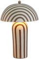 TOV Furniture Maiori Brown Striped Table Lamp-3