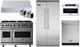 Viking® 6 Piece Stainless Steel Gas Kitchen Package-0