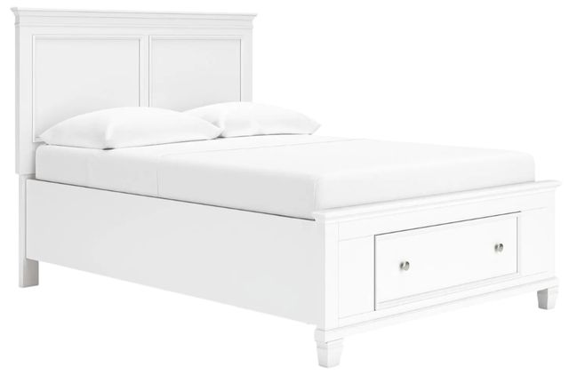 Signature Design by Ashley® Fortman White Full Panel Storage Bed-0
