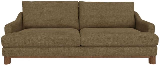 International Furniture Direct Olimpia Brown Upholstered 60" Loveseat-2