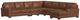 Flexsteel® Endurance 7-Piece Chestnut Sectional -0