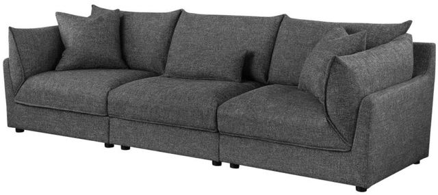 Coaster® Sasha 3-Piece Barely Black Modular Sectional-2