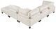 Homelegance® Robstown 5-Piece Beige Modular Sectional with Ottoman-4