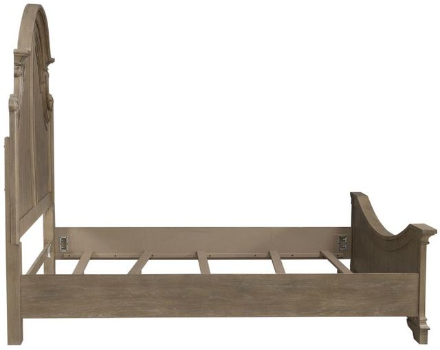 Liberty Furniture Magnolia Manor Weathered Bisque King Panel Bed-3