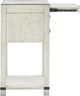 Magnussen Home® Chesters Mill Alabaster/Aged Iron Open Nightstand-3
