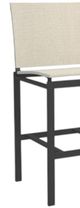Homecrest™ Outdoor Living Customizable Allure Aluminum/Fabric Outdoor Sling Armless Bar Stool-1