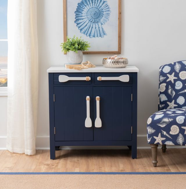 Coast2Coast Home™ Coralie Blue/White Accent Cabinets-1