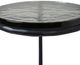 Renwil® Avila Glass Top Accent Table with Plated Black Base-2