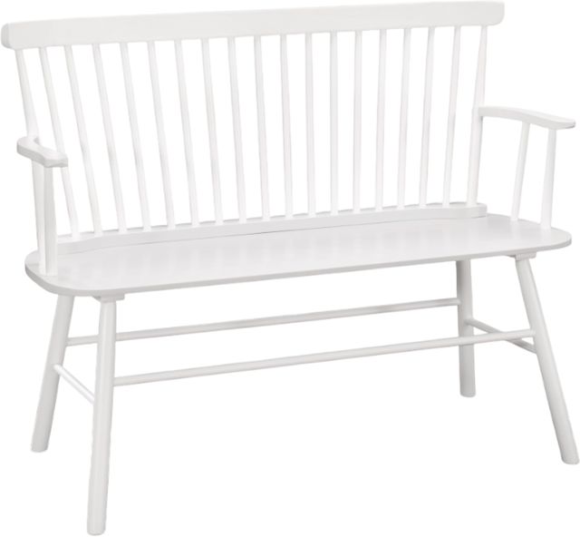 Crown Mark Jerimiah White Bench-0