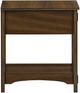 Monarch Specialties Inc. Brown Walnut Veneer 2-Tier Narrow End Table-2