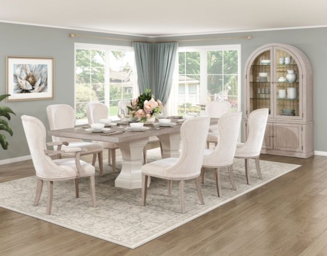 Homelegance® Lofton Light Gray Curio-1