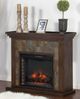 Sunny Designs™ Santa Fe Brown Fireplace Media Console-1