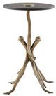 Signature Design by Ashley® Lemkins Black Accent Table with Antique Gold Base-1