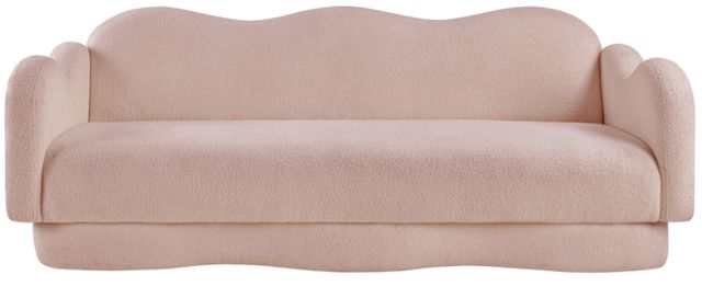 Meridian Furniture Bloom Pink Upholstered Sofa-1