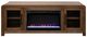 Legends Home Haven Bourbon 65" Fireplace TV Stand with Glass Doors-3