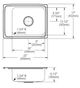Elkay Lustertone® Classic Lustrous Satin Stainless Steel 22" x 17" x 6.5" 1-Hole Single Bowl Drop-in Classroom ADA Sink with Quick-Clip-1