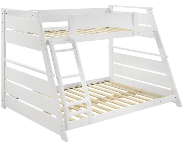 Coaster® Holden White Twin/Full Bunk Bed-2