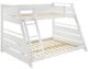 Coaster® Holden White Twin/Full Bunk Bed-2