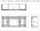 Legends Home Kensington Rosewood 72" Fireplace Console-2