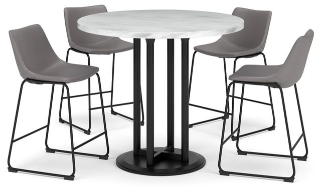 Signature Design by Ashley® Centiar 5 Piece Two-Tone Counter Height Dining Set-0