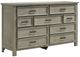 American Wholesale Furniture Sienna Gray Dresser-0