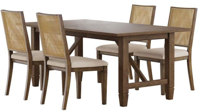 Coaster® Matisse 5-Piece Beige/Light Brown Dining Set-0