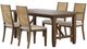 Coaster® Matisse 5-Piece Beige/Light Brown Dining Set-0