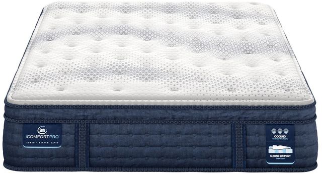 Serta® iCOMFORTPRO™ Dartmouth 15" Latex Plush Pillow Top Twin XL Mattress-2