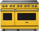 Viking® 5 Series 48" Daffodil Pro Style Induction Range with Polished Chrome Trim-0